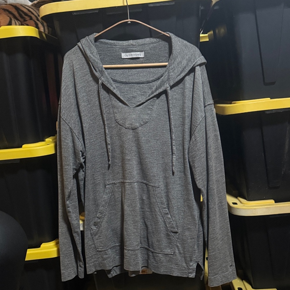 Old Navy Charcoal Hooded Men's Sweater